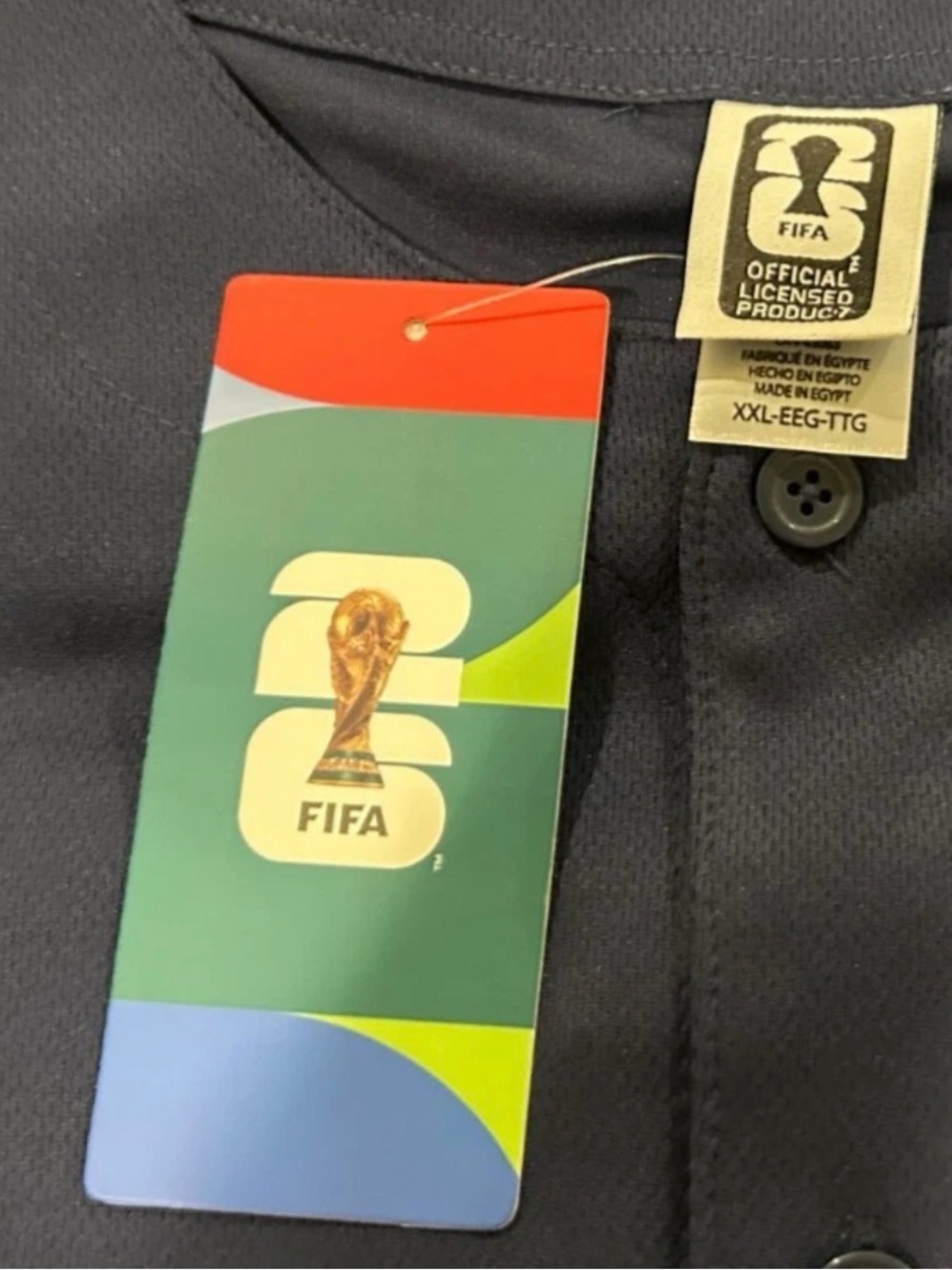 FIFA 2026 World Cup United States Baseball Jersey Men’s 2XL NWT - Picture 6 of 6